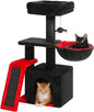 PETEPELA Gothic Cat Tree Tower for Indoor Cats, 31.5'' Small Cat Tower Condo by PETEPELA