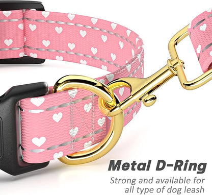 Reflective Dog Collar for Extra Small Dogs, Cute Adjustable Heavy-Duty Nylon - Image 5