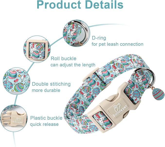 Easter Dog Collar for Small Dogs - Image 2