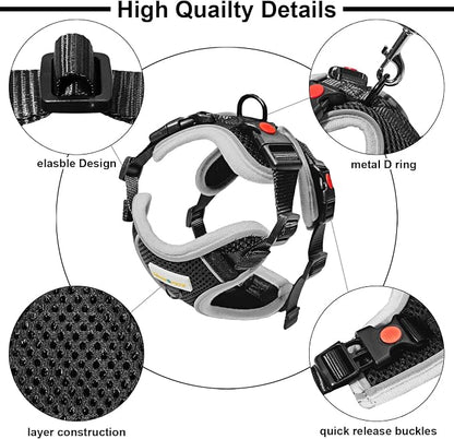 Cat Harness and Leash for Walking, Retractable Cat Harnesses and Leash Set - Image 3