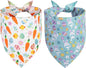 Easter Dog Bandana XLarge 2PCS, Colorful Scarf by Unknown