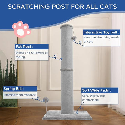 Cat Scratching Post Carpet Scratching Post 41" - Image 6