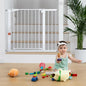 COMOMY 30" Tall Baby Gate for Stairs Doorways, Fits Openings 29.5" to 40.5" Wide by COMOMY