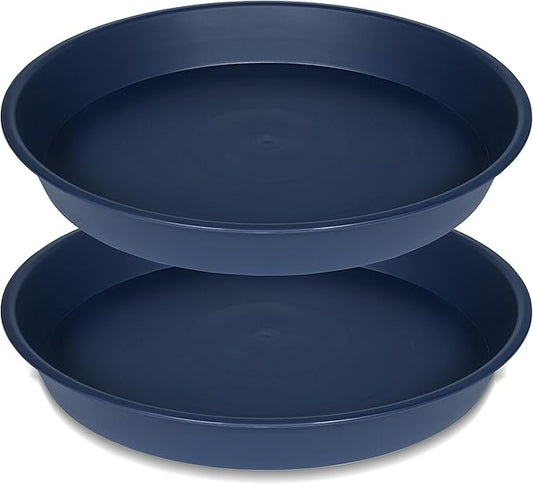 2 Pack of Bird Bath Bowl 12", 1.6" Depth, 10 12 inch Birdbath Bowls Dish Only by Bleuhome