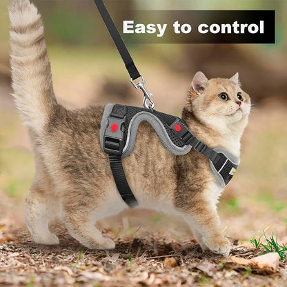 Cat Harness and Leash for Walking, Retractable Cat Harnesses and Leash Set - Image 8