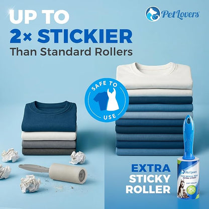 PetLovers Extra Sticky Lint Roller Value Set 270 Sheets - Image 7