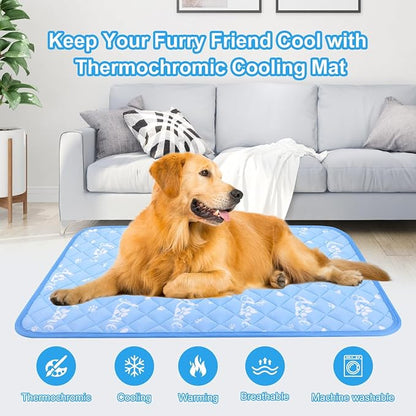 MH MYLUNE HOME Dog Cooling Mat 48x28 Inch - Image 2