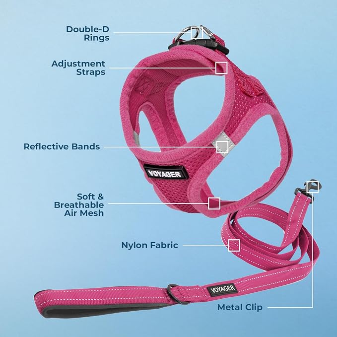 Best Pet Supplies Voyager Step-in Air All Weather Mesh Harness and Reflective - Image 3