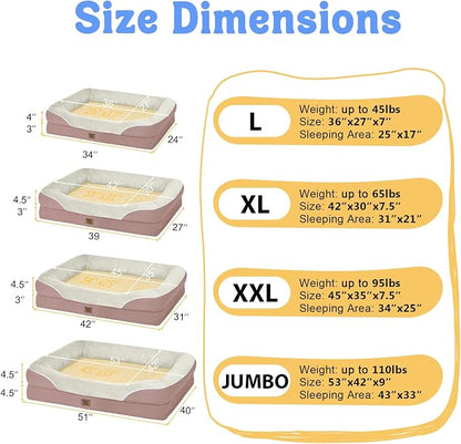 Orthopedic Foam Large Dog Bed XLarge Dog Beds - Image 7