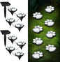 Animal Paw Print Solar Lights Outdoor Garden Decor, 8 Pack Paw Print Lights by Ratopo