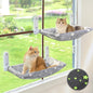 2PC Cat Window Perch, Glow in The Dark Cordless Foldable Pet Hammock Bed by Zoratoo