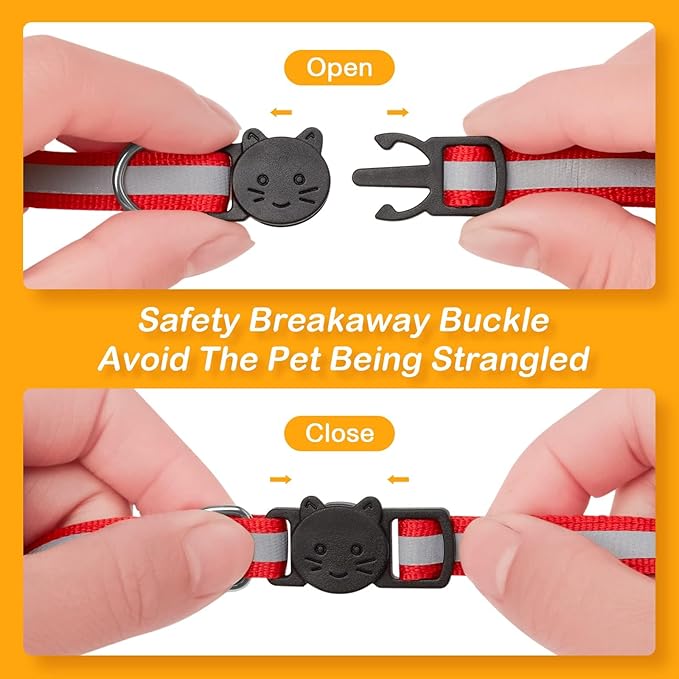12 Pack Reflective-Breakaway Cat Collars - Image 4