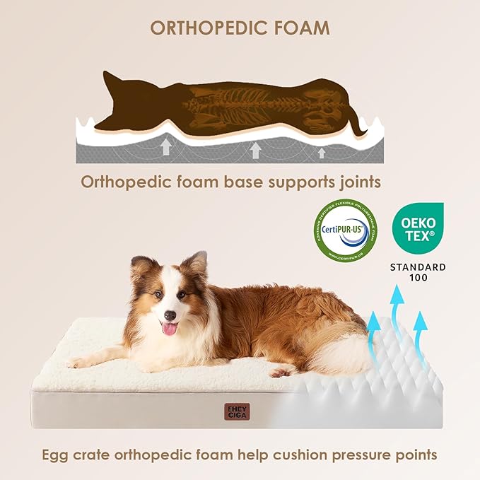 EHEYCIGA Orthopedic Dog Beds for Large Dogs - Image 2