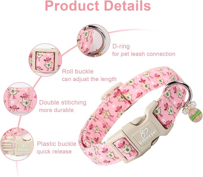 Easter Dog Collar for Medium Dogs - Image 2