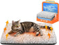 Self Warming Cat Bed, Heated Cat Bed, 2.0 Upgraded Thermal Foil Heating Pad by WanpeeGoo