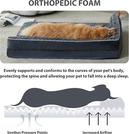 BFPETHOME Orthopedic Dog Beds for Large Dogs-Waterproof Sofa Dog Bed - Image 8