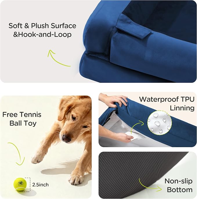 Extra Large Dog Bed, Orthopedic XL Washable Bed - Image 6