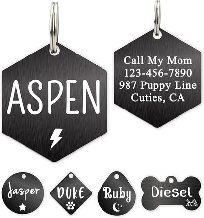 Ultra Joys Custom Personalized Dog ID Tag by UltraJoys