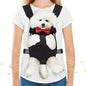 Pet Carrier Backpack, Hands-Free Adjustable Dog Front Carrier Legs Out & by Hpetppy