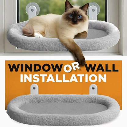 Cat Window Perch – Strong 6 Suction Cup Foldable Cat Hammock Bed - Image 7