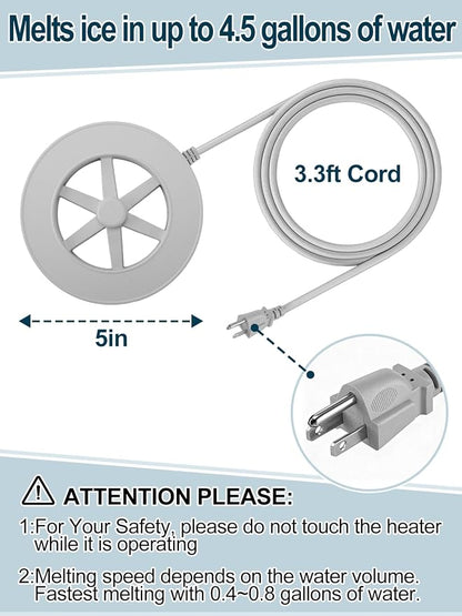 Alphatool 70W Bird Bath Heater for Outdoors in Winter - Image 6