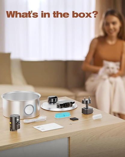 Cat Water Fountain Battery Powered: Cordless Cat Fountain Wireless - Image 9