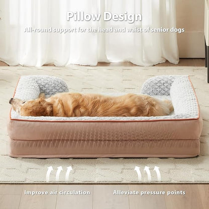 Orthopedic Dog Bed for Extra Large Dogs, Egg Crate Foam Bed for Extra Large Dogs - Image 3