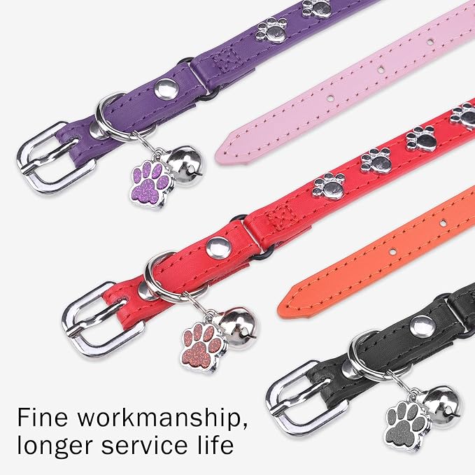 SCENEREAL Leather Cat Collar - Image 7