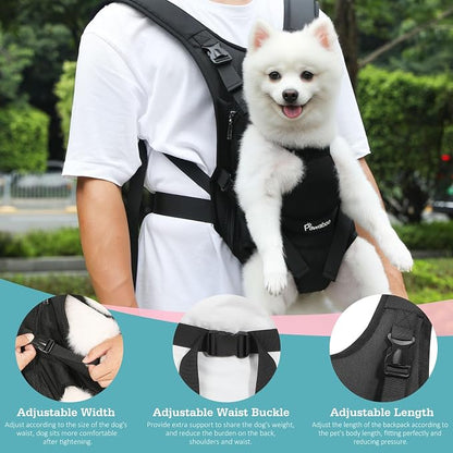 Pawaboo Pet Dog Front Carrier Backpacks, Legs Out Pet Carrier Backpack - Image 4