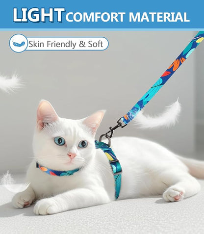 Halypet Cat Harness and Leash Set, Escape Proof Cat Harness, Comfortable Soft - Image 8