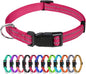 TagME Reflective Nylon Dog Collars, Adjustable Classic Pet Collar by TagME