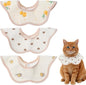 3Pcs Cat Collar Adjustable Kitten Collar Bandana by Unknown