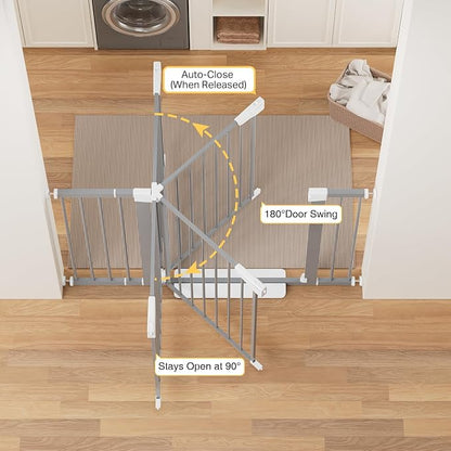 Cumbor 29.7-48" Baby Gate for Stairs, Mom's Choice Awards Winner-Dog Gates for - Image 5