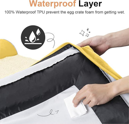Large Dog Bed Orthopedic Washable: Jumbo Dog Bed Bolster Extra Large Dogs Egg - Image 4