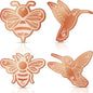 4 Pack Bird Bath Copper Disk Bird Bath Purification Disk by Purpeak