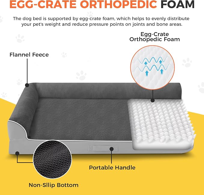 Dog Bed Large Sized Dogs, XXL Orthopedic Dog Bed - Image 2