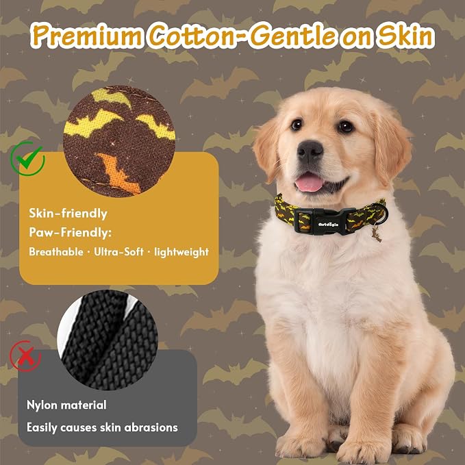 Fall Dog Collar, Halloween Dog Collars - Image 4