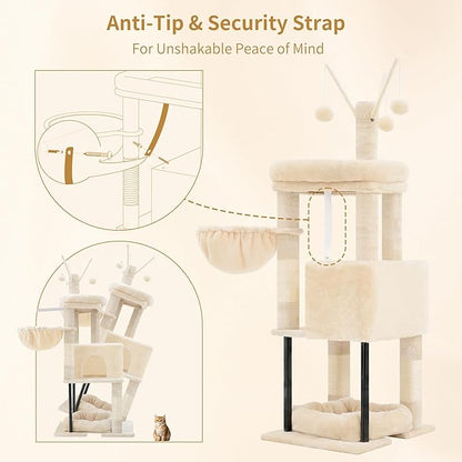 Heybly Cat Tree, 45.3-Inch Cat Tower - Image 7