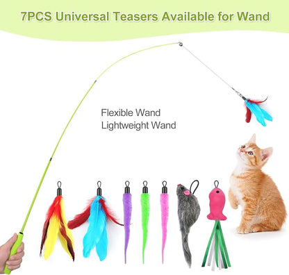 ChicWow Interactive Retractable Cat Wand & Hanging Toys - Image 10