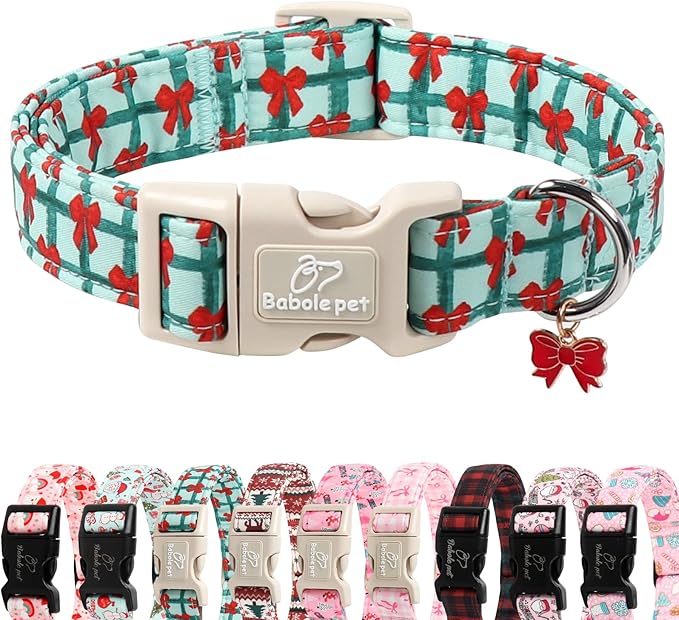 Christmas Dog Collar for Small Dogs by Babolepet