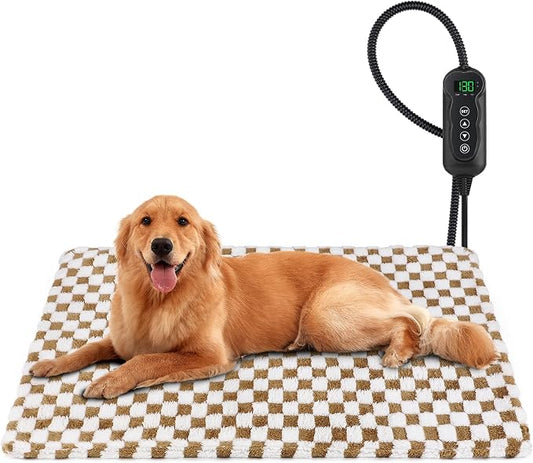 MIXJOY Pet Heating Pad, 11 Adjustable Temperature Dog Heated Pad Indoor by MIXJOY