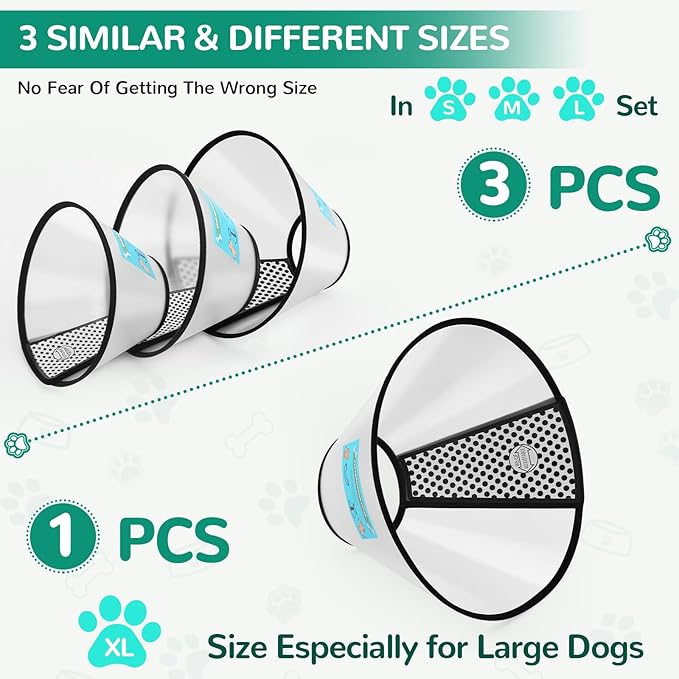 GLADOG Soft Cone Collar, Adjustable E-Collar - Image 2