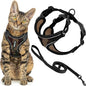 Voyager Escape-Proof Step-in Lock Cat Harness & 5ft Neoprene-Handle Leash Set by BestPetSuppliesLLC