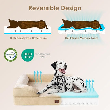 EHEYCIGA Orthopedic Dog Bed for Small Dogs, Waterproof Memory Foam Small Pet - Image 4