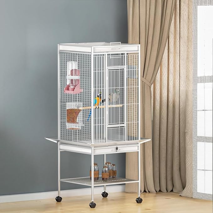 No Mess Bird Feeder Water Dispenser Set, Parakeet Cage Accessories, Bird Feeder - Image 6