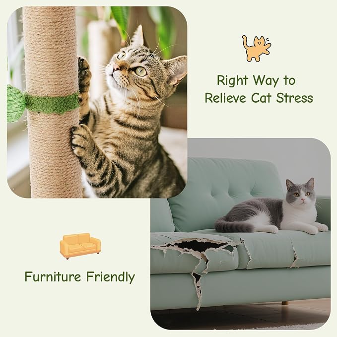 Sweetcrispy 33" Cat Scratching Post - Image 4