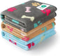 Luciphia 1 Pack 3 Blankets Fluffy Premium Fleece Pet Blanket Flannel Paw by luciphia