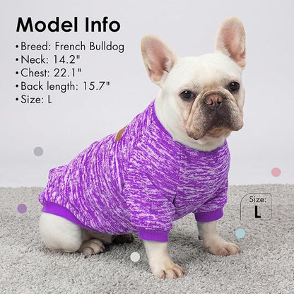 1 Pc Dog Sweaters for Small Dogs Girl Boy Winter Fleece Clothes Warm Soft Dog - Image 6