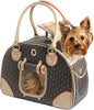 Fashion Dog Carrier PU Leather Dog Handbag Dog Purse Cat Tote Bag Pet Cat Dog by BETOPHOUSE