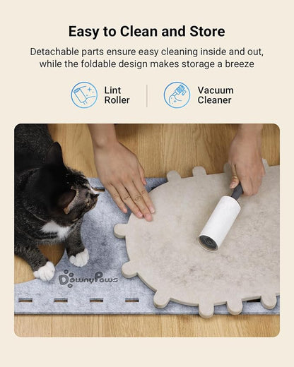 DownyPaws Cat House for Indoor Cats, Cat Bed Cave for Multiple & Large Cats Up - Image 7